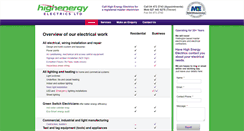 Desktop Screenshot of highenergy.co.nz